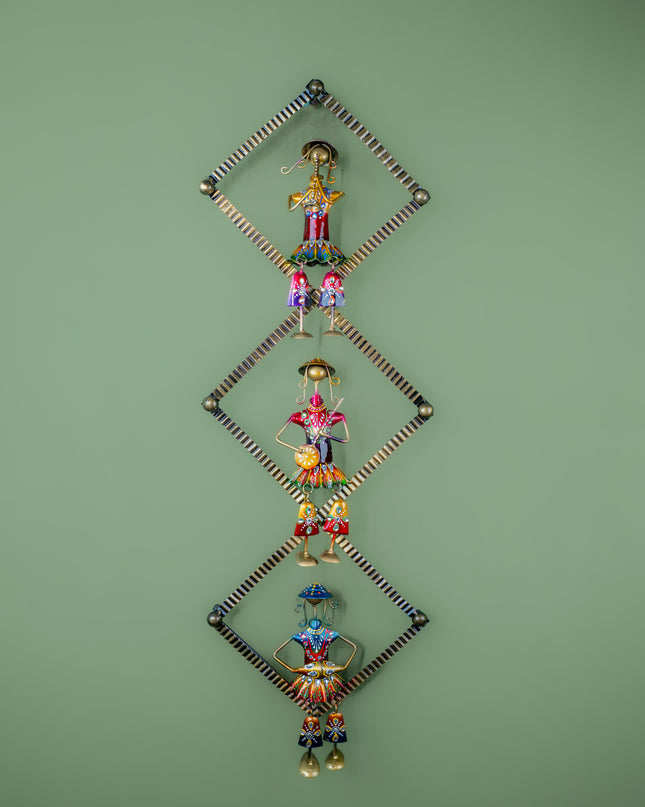 Metal Handpainted Musician on Frame - 36 inch - WL5406