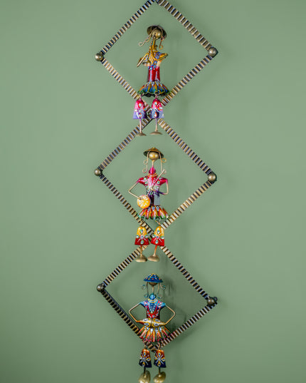 Metal Handpainted Musician on Frame - 36 inch - WL5406