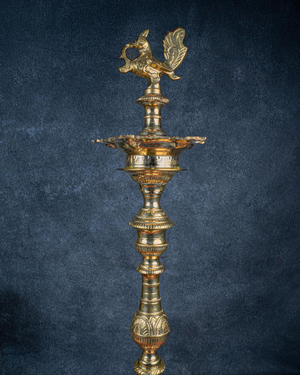 Brass Annapakshi Kuthu Vilakku - 30 inch - WL5408