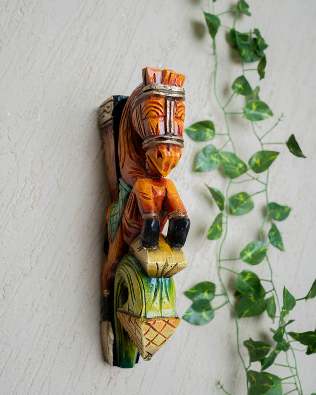 Wooden Carved Horse Bracket - 12 inch - Set of 2 - WL5424