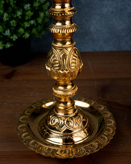 Brass Annapakshi Kuthu Vilakku - 15 inch - WL5428