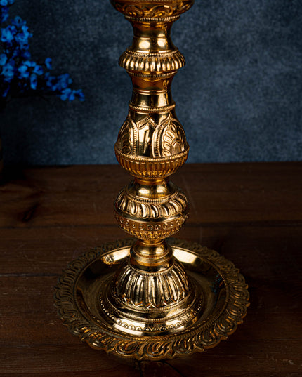 Brass Annapakshi Kuthu Vilakku - 18 inch - WL5429