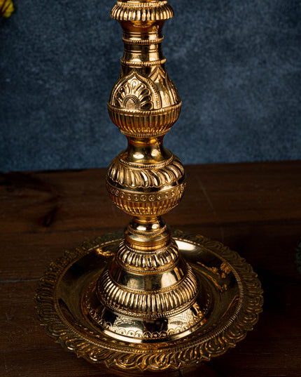 Brass Annapakshi Kuthu Vilakku - 23 inch - WL5430