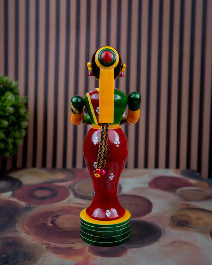 Kondapalli - Welcome Lady with Thambulam - 9 inch - WL5433