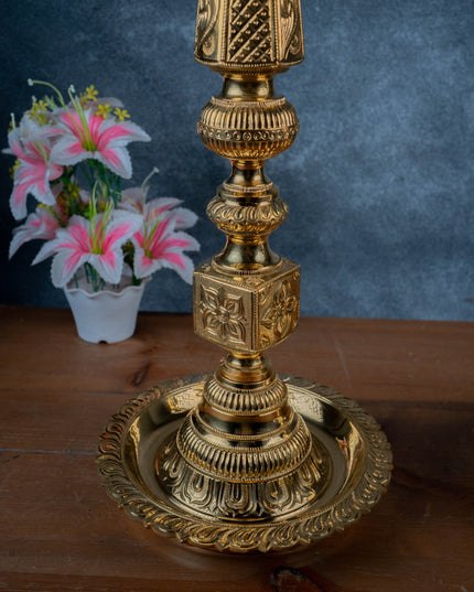 Brass Annapakshi Kuthu Vilakku - 27 Inch - WL5435