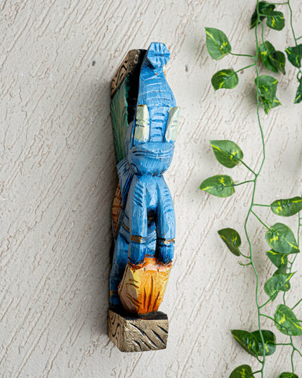 Wooden Carved Elephant Bracket - 12 inch - Set of 2 - WL5436