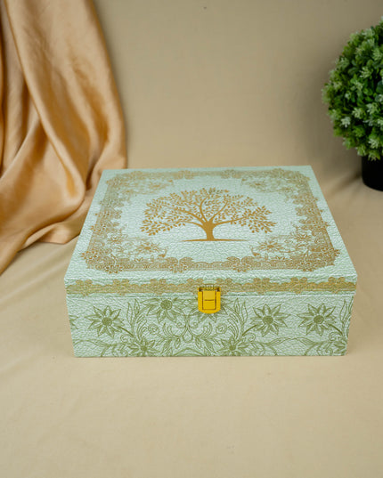 Decorative 4 Jar Dry Fruit Box - WL5447