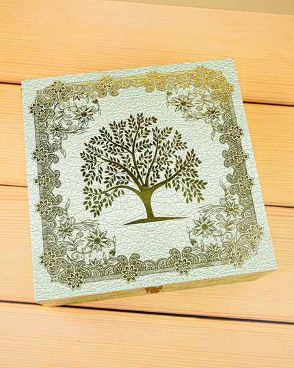 Decorative 4 Jar Dry Fruit Box - WL5447