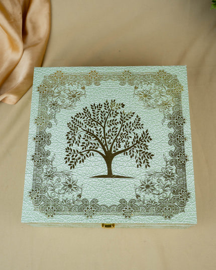 Decorative 4 Jar Dry Fruit Box - WL5447