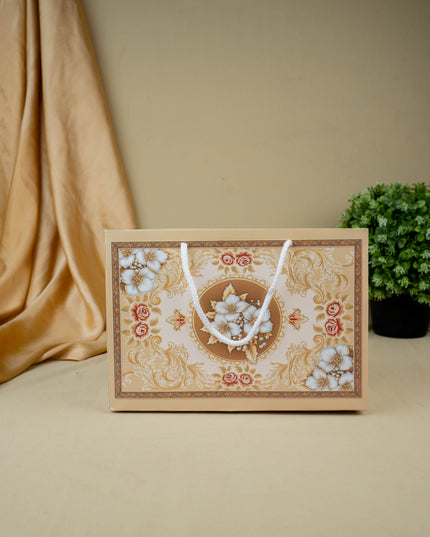 Decorative 2 Jar Dry Fruit Box with Bag - WL5448