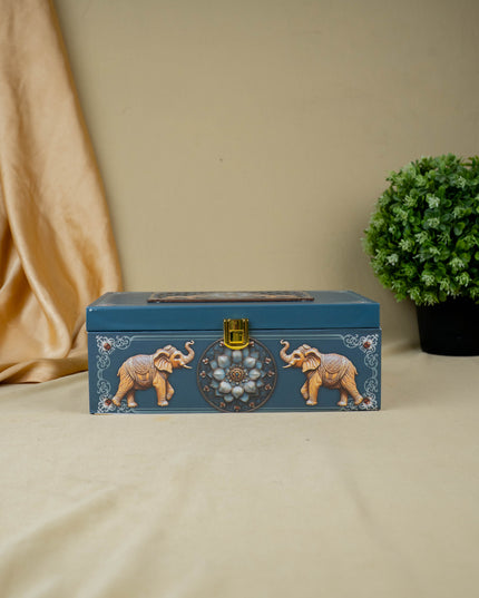 Decorative 2 Jar Dry Fruit Box - WL5449