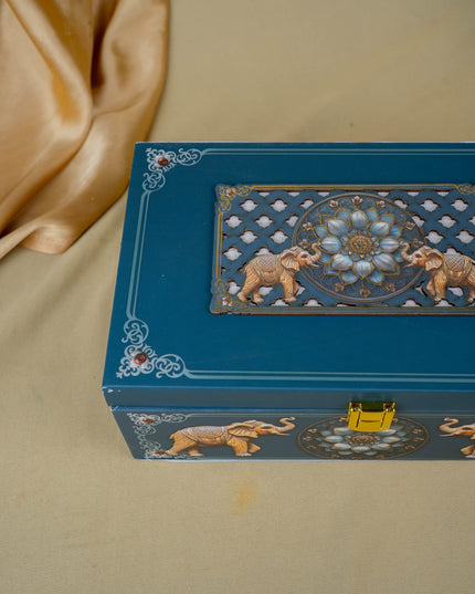 Decorative 2 Jar Dry Fruit Box - WL5449