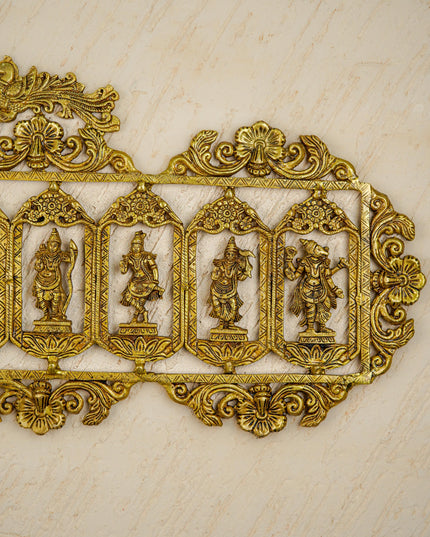 Brass Dasavatharam Wall Hanging - 36 inch - WL5462