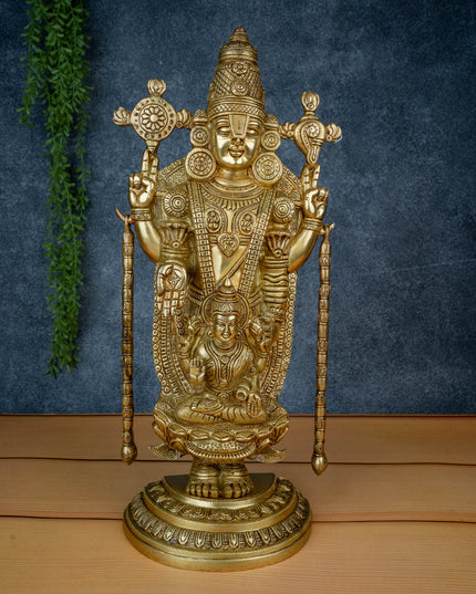 Brass Tirupathi Idol - 19 inch - WL5469