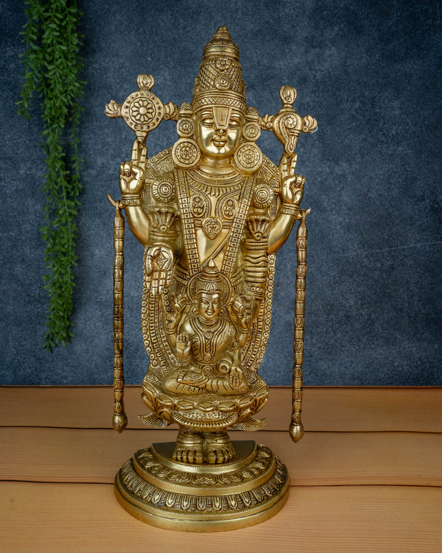 Brass Tirupathi Idol - 19 inch - WL5469