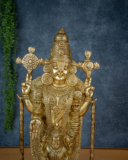 Brass Tirupathi Idol - 19 inch - WL5469