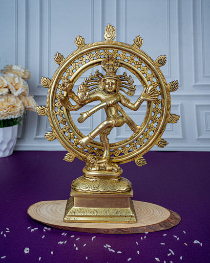 Brass Nataraja Idol - 12 inch - WL5473