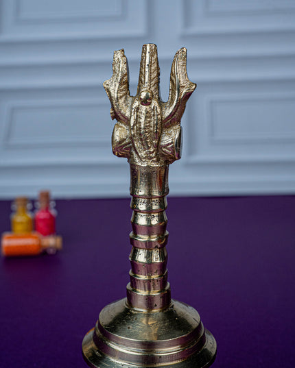 Brass Bell with Choolam - 5 inch - WL5476