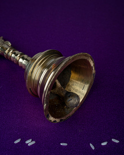 Brass Bell with Choolam - 5 inch - WL5476