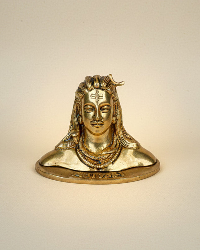 Brass Adiyogi Idol - 5 inch - WL5477