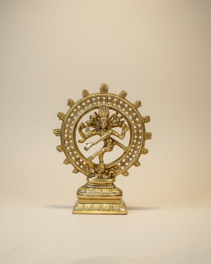 Brass Nataraja Idol - 8 inch - WL5479
