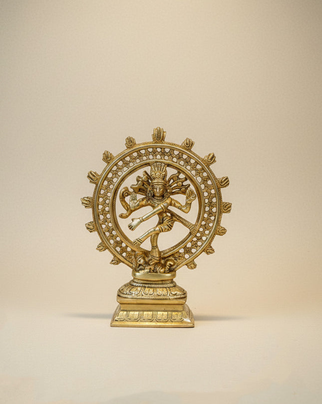 Brass Nataraja Idol - 8 inch - WL5479