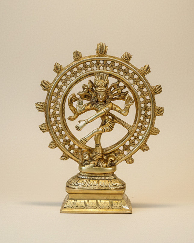 Brass Nataraja Idol - 8 inch - WL5479