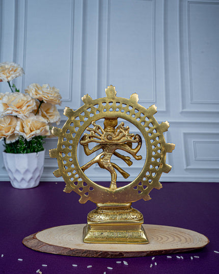 Brass Nataraja Idol - 8 inch - WL5479