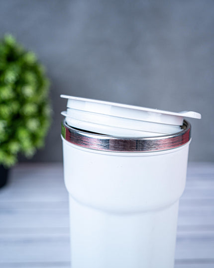 Insulated Mug with Lid - 6 inch - Grey - WL5492-2