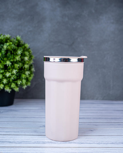 Insulated Mug with Lid - 6 inch - Pink - WL5492-3