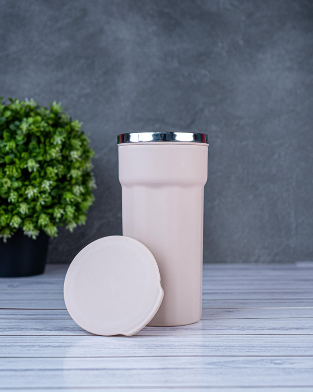 Insulated Mug with Lid - 6 inch - Pink - WL5492-3