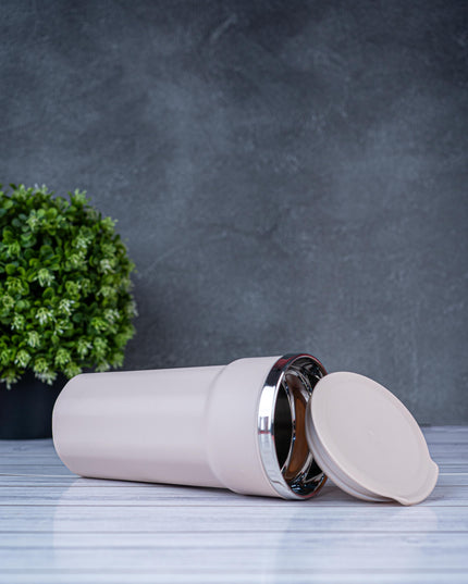 Insulated Mug with Lid - 6 inch - Pink - WL5492-3