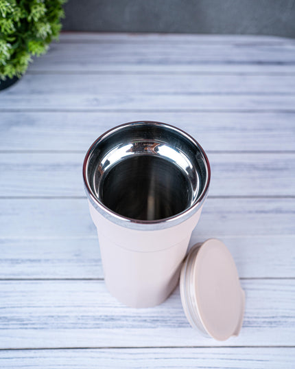 Insulated Mug with Lid - 6 inch - Pink - WL5492-3