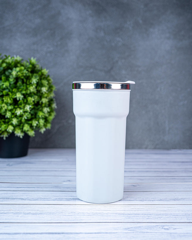 Insulated Mug with Lid - 6 inch - Grey - WL5492-2