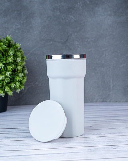 Insulated Mug with Lid - 6 inch - Grey - WL5492-2