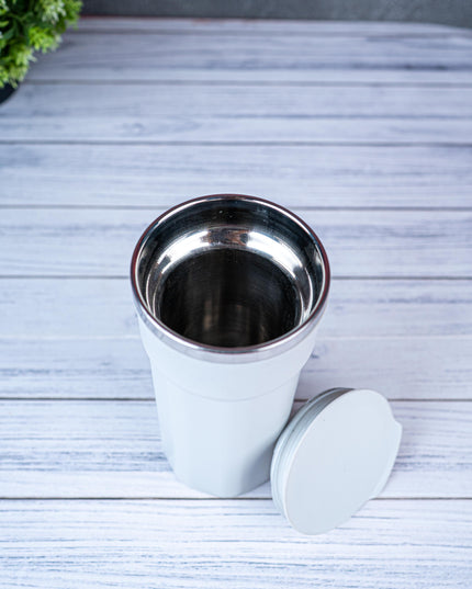 Insulated Mug with Lid - 6 inch - Grey - WL5492-2