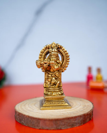 Brass Krishna Idol - 3 inch - WL5494