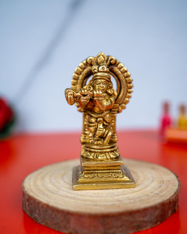 Brass Krishna Idol - 3 inch - WL5494