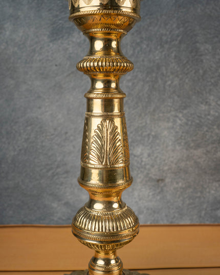 Brass Annapakshi Kuthu Vilakku - 21 inch - WL5506