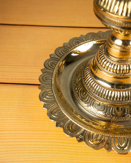 Brass Annapakshi Kuthu Vilakku - 21 inch - WL5506