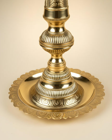 Brass Annapakshi Kuthu Vilakku - 21 inch - WL5506