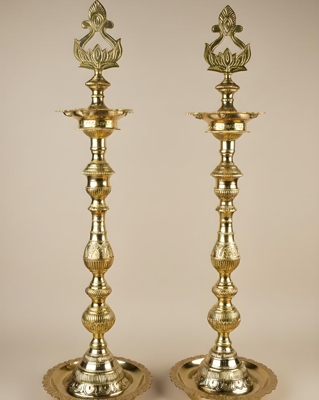 Brass Kuthu Vilakku - 30 inch - WL5507