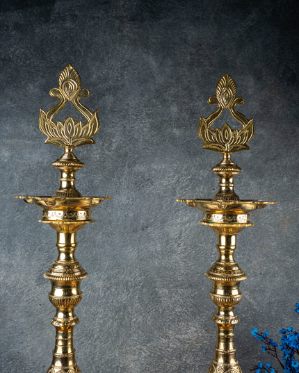 Brass Kuthu Vilakku - 30 inch - WL5507