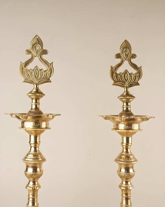 Brass Kuthu Vilakku - 30 inch - WL5507