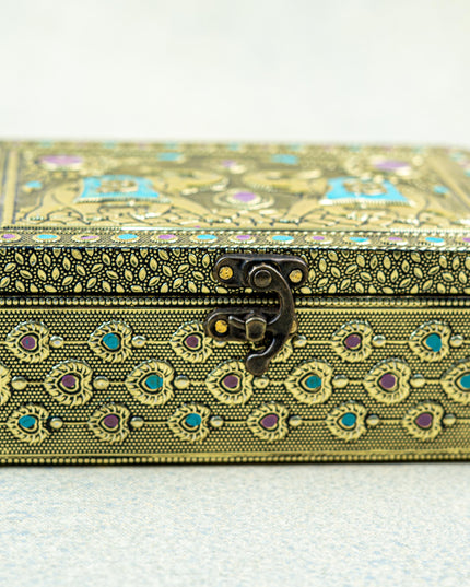 Jewel Box with Elephant Design - 7x5 inch - WL5510