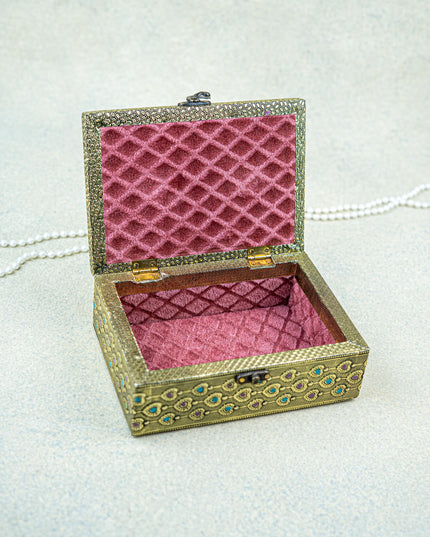Jewel Box with Elephant Design - 7x5 inch - WL5510
