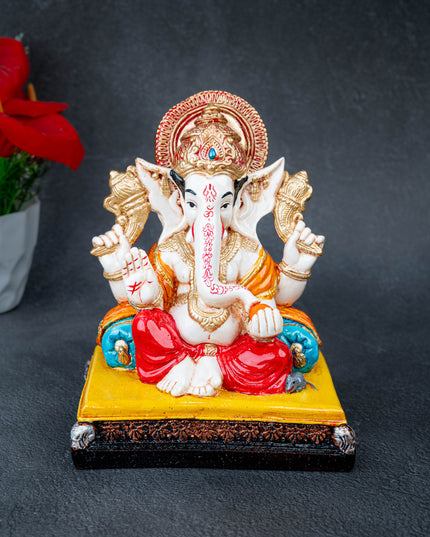 Polystone Ganesha Idol - 7 inch - WL5515