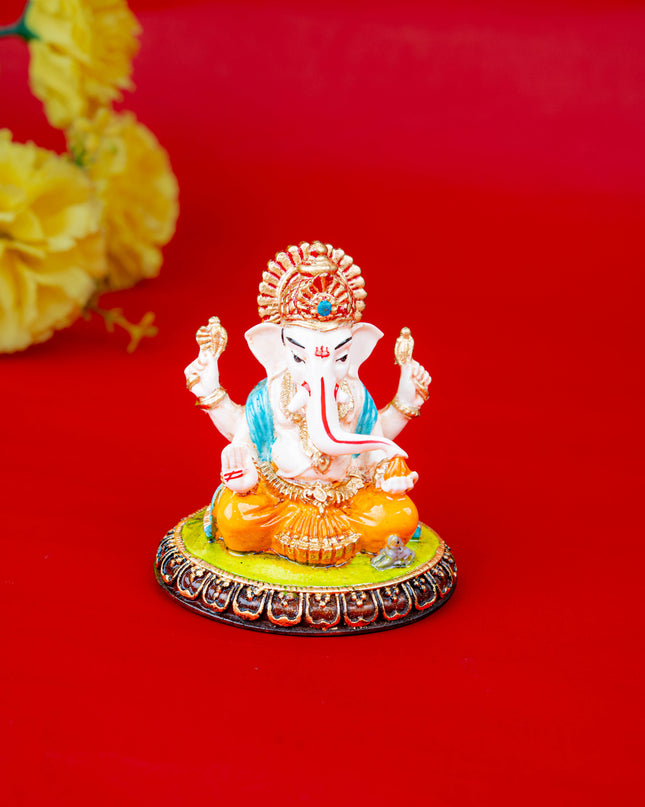 Polystone Ganesha Idol - 3 inch - WL5516