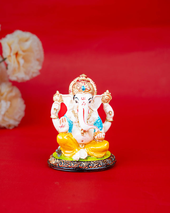 Polystone Ganesha Idol - 4 inch - WL5517