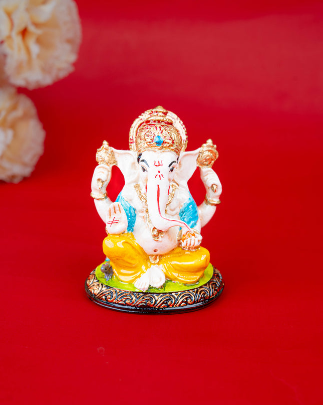 Polystone Ganesha Idol - 4 inch - WL5517